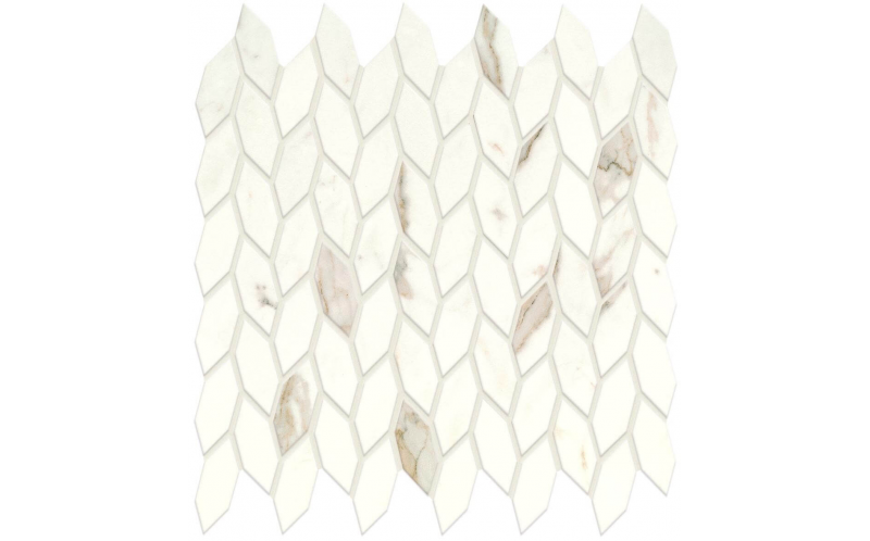 Мозаика Marvel Shine Calacatta Prestigio Mosaic Twist Shiny (A4WL) 30,5x30,5