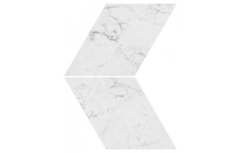 Мозаика Carrara Pure Chevron Lappato (AS1V) 22,5x22,9