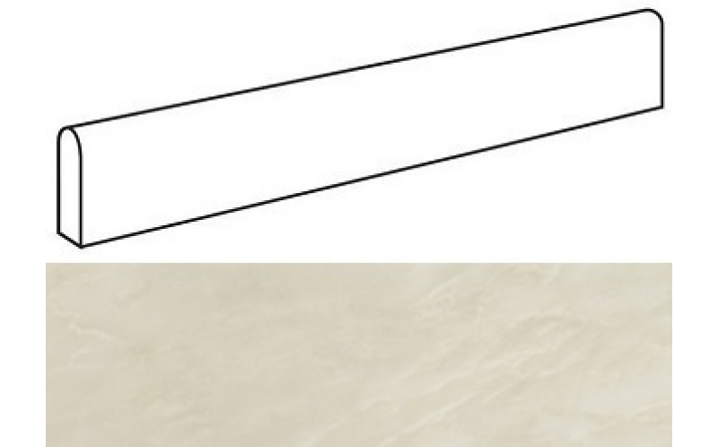 Плинтус Marvel Edge Imperial White Battiscopa Dig. Lappato (AFBS) 4,6x60