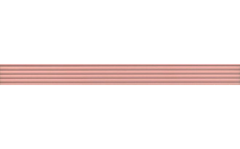 Бордюр Монфорте LSA012R Розовый Структура Обрезной 3,4x40