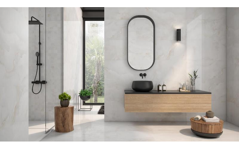 Керамогранит Cromat Amarna Shell leviglass 90x90