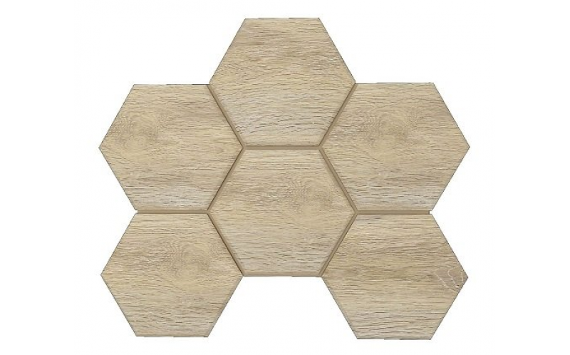 Мозаика Selection Oak Hexagon SI01 неполированная 25x28,5