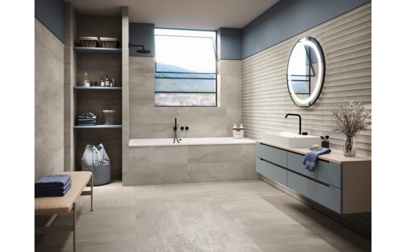 Плитка 9542 Sakai Taupe Relieve Kimura 30х90