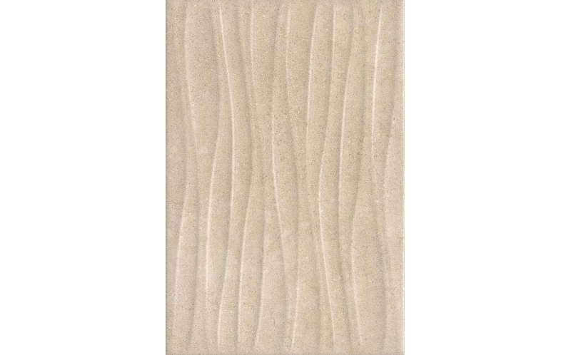 Настенная плитка Золотой Пляж 8274 Темный Бежевый Структура 20x30