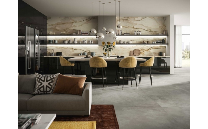 Керамогранит Nero Marquina Lap Lux 12Mm St (ANWA) 162x324