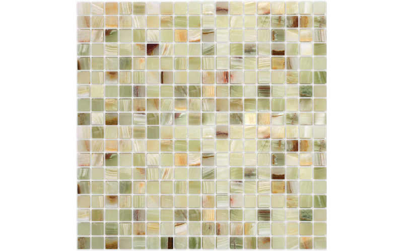 Мозаика Pietrine - Onice Jade Verde (Чип 15X15X7 Мм) 30,5X30,5