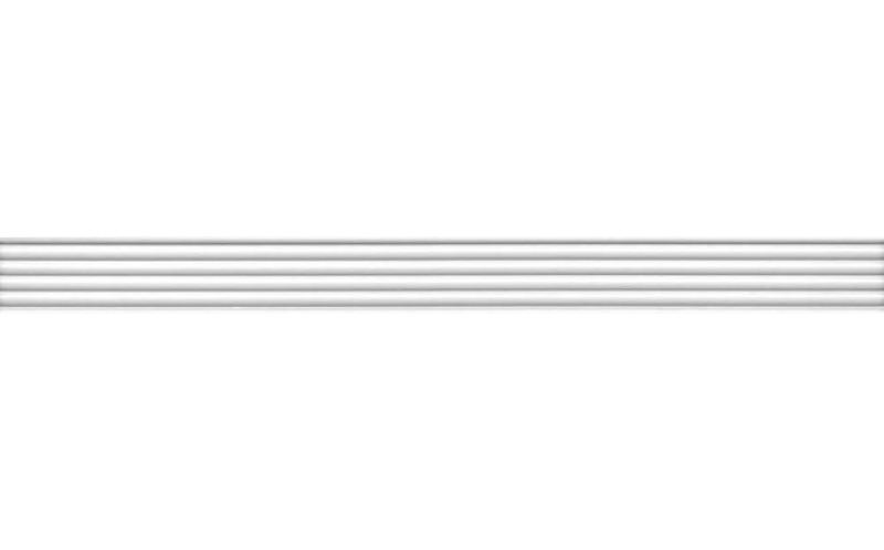 Бордюр Монфорте LSA013R Белый Структура Обрезной 3,4x40