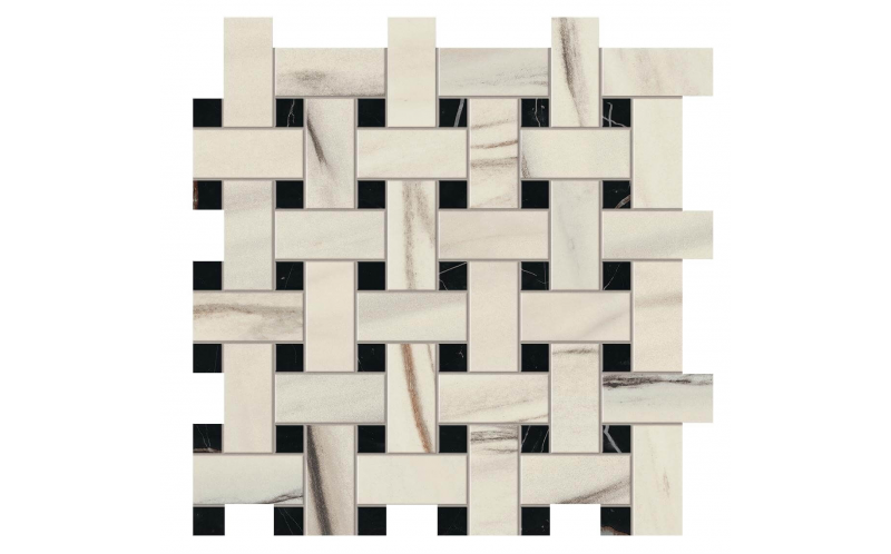 Керамогранит Marvel Dream Bianco F. Basket Weave Matt (AOVJ) 30,5x30,5
