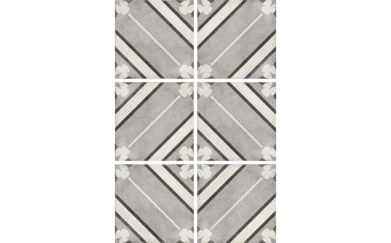 Декор Art Nouveau Inspire Grey 24415 20X20