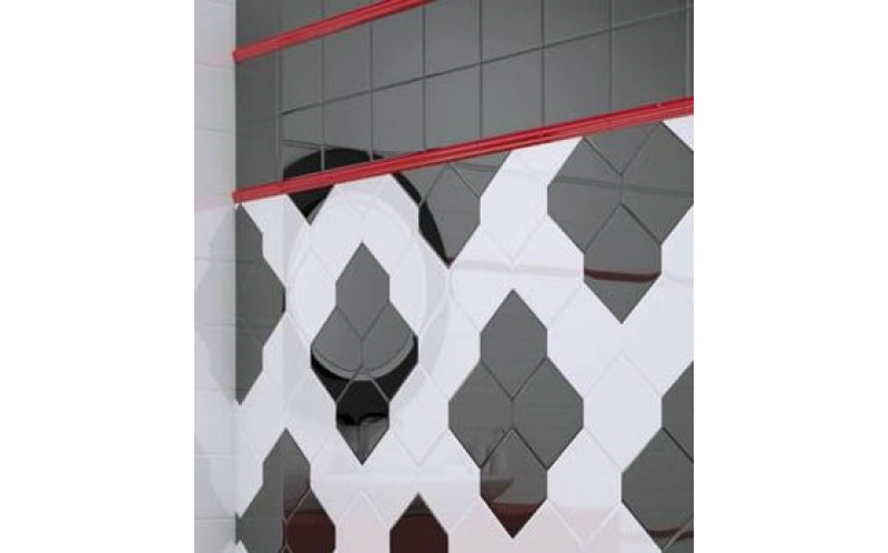 Настенная плитка Граньяно 16032 Белый Грань 7,4x15