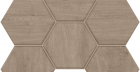 Мозаика Classic Wood Dark Grey Hexagon CW02 25x28.5