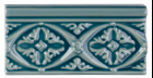 Бордюр Adex Relieve Bizantino C/C Gris Azulado (ADMO4003) 7,5x15