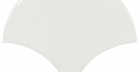 Плитка Scale Fan White Matt 10,6x12