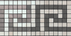 Бордюр Marvel Greca Grey/moon Angolo Mosaico (ASM9) 18,5x30