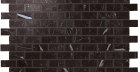 Мозаика Marvel Nero Marquina Mosaico Lappato Burattato (AS35) 29,8x29,8