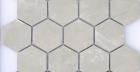 Мозаика Nuvola Grigio Pol (Чип 37X64 Мм) Гексагон 26,7X30,8