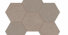 Мозаика Luna Beige LN01/TE01 Hexagon неполированный 25x28.5