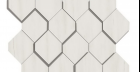 Мозаика Bianco Dolomite Mosaico Esagono 3D (AS36) 28,2x35,3