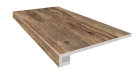 Ступень комплект Brigantina Oak BG01 33x120 неполированная без насечек+Подступенок 14.5x120