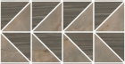 Мозаика Serpe-Nuvola Микс Коричневый Лаппато (K9482368LPR1VTE0) 30x30