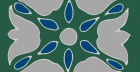 Декор Анвер OS\B178\21052 8 Зеленый 4,85x4,85