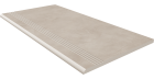 Ступень Estima GF02 Graffito Light Beige неполированный с насечками 30x60