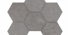 Мозаика Luna Grey LN02/TE02 Hexagon неполированный 25x28.5