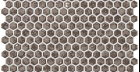 Мозаика Dwell Greige Hexagon (6DHG) 30x30