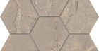 Мозаика BR02 Bernini Hexagon Beige неполированная 25x28,5