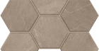 Мозаика Gabbro Grey Hexagon GB02 25x28.5