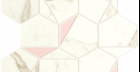 Мозаика Marvel Shine Calacatta Prestigio Rose Hex Silk (A4WS) 25,1x29