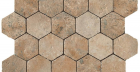 Мозаика Aix Beige Honeycomb Tumbled (A0UB) 30x31