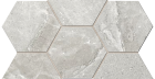 Мозаика Kailas Grey Hexagon KA01 неполированная 25x28,5