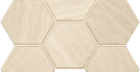 Мозаика Gabbro White Hexagon GB01 25x28.5