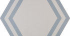 Настенная плитка Adex Pavimento Hexagono Deco Azure (ADPV9021) 20x23