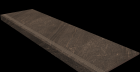 Ступень комплект Gabbro Brown GB04 33x120 неполированная+Подступенок 14.5x120
