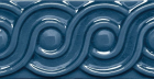 Бордюр Adex Relieve Clasico C/C Azul Oscuro (ADMO4082) 7,5x15