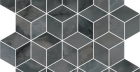 Декор Джардини T017\14024 Серый Темный Мозаичный 37,5x45