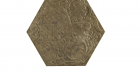 Apogeo Esagona Fiore Light Brown L19.5