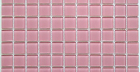 Мозаика Pink Glass (Чип 25X25X4 Мм) 30X30