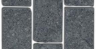 Бордюр Роверелла BR021 Серый Темный Мозаичный 14,7x34,5