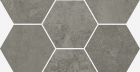 Мозаика Терравива Дарк Гексагон / Terraviva Dark Mosaico Hexagon (620110000110) 25X29