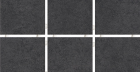 Настенная плитка Корсо 1250 Черный Полотно (12 Частей 9X9) 30x40