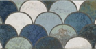 Настенная плитка Bellagio Escama Blu 10x30