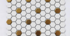 Мозаика Babylon Gold Matt (Чип 23X26X6 Мм) 26X30