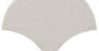 Плитка Scale Fan Light Grey 10,6x12