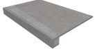 Ступень комплект Luna Grey LN02 33x120 неполированная+Подступенок 14.5x120