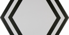 Настенная плитка Adex Pavimento Hexagono Deco Black (ADPV9020) 20x23