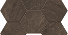 Мозаика Gabbro Brown Hexagon GB04 25x28.5