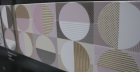 Декор Cromatica Decor Circles Warm Brillo 25x75